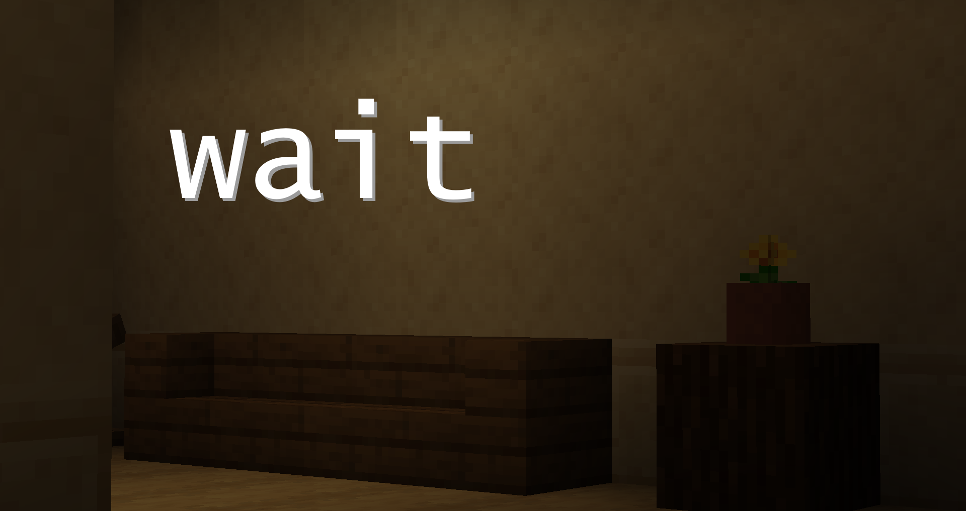 İndir Wait için Minecraft 1.14.3